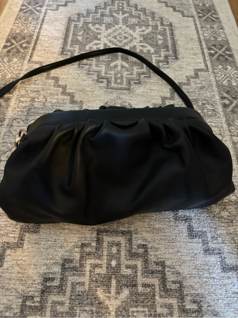 A New Day Black dumpling Crossbody Shoulder Bag